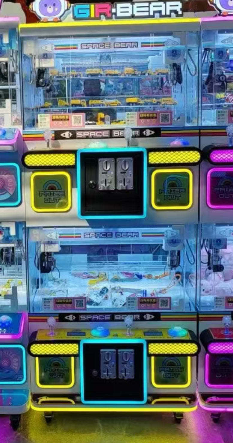 Four people claw machine