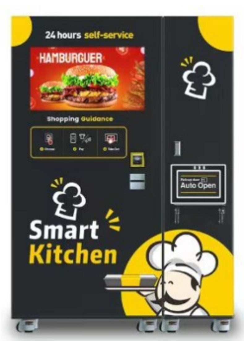 3 advance hamburgers vending machine