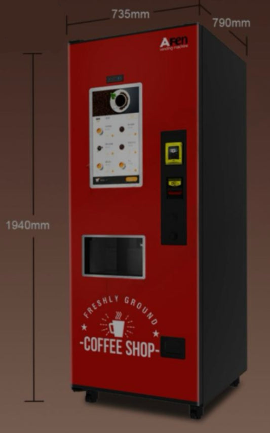 Hot drinks vending machine